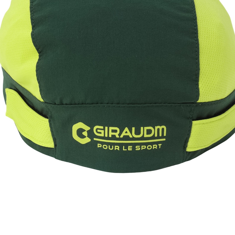 ジローム（GIRAUDM）（キッズ）帽子 ジュニア ベーシックジェット 緑 CP5S0007-WA899-GRST GRN ドライソフト サイズ調整 手洗い 洗濯 吸汗速乾 接触冷感
