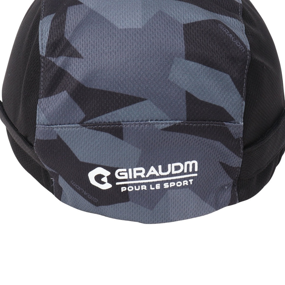 ジローム（GIRAUDM）（キッズ）ジュニア パターンジェット キャップ CP5S0008-WA899-GRST BLK ドライソフト サイズ調整 手洗い 洗濯 吸汗速乾 接触冷感