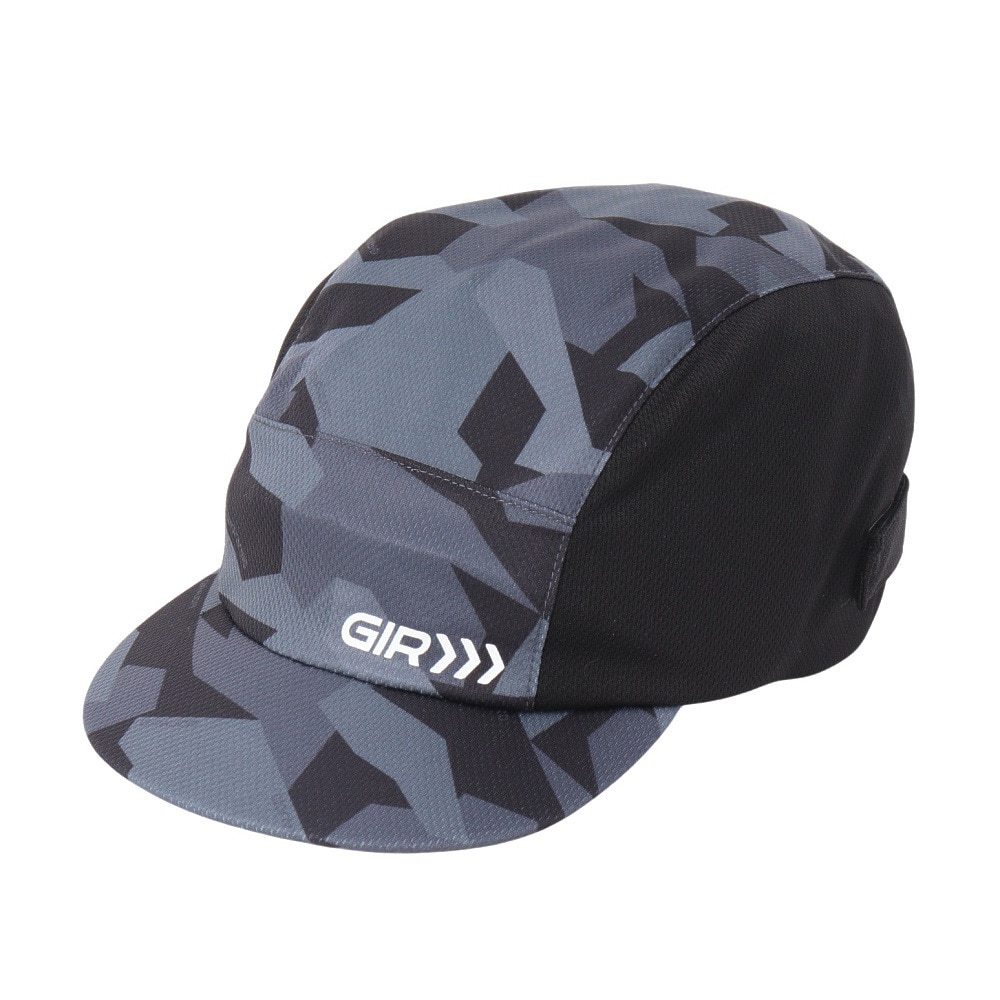 ジローム（GIRAUDM）（キッズ）ジュニア パターンジェット キャップ CP5S0008-WA899-GRST BLK ドライソフト サイズ調整 手洗い 洗濯 吸汗速乾 接触冷感