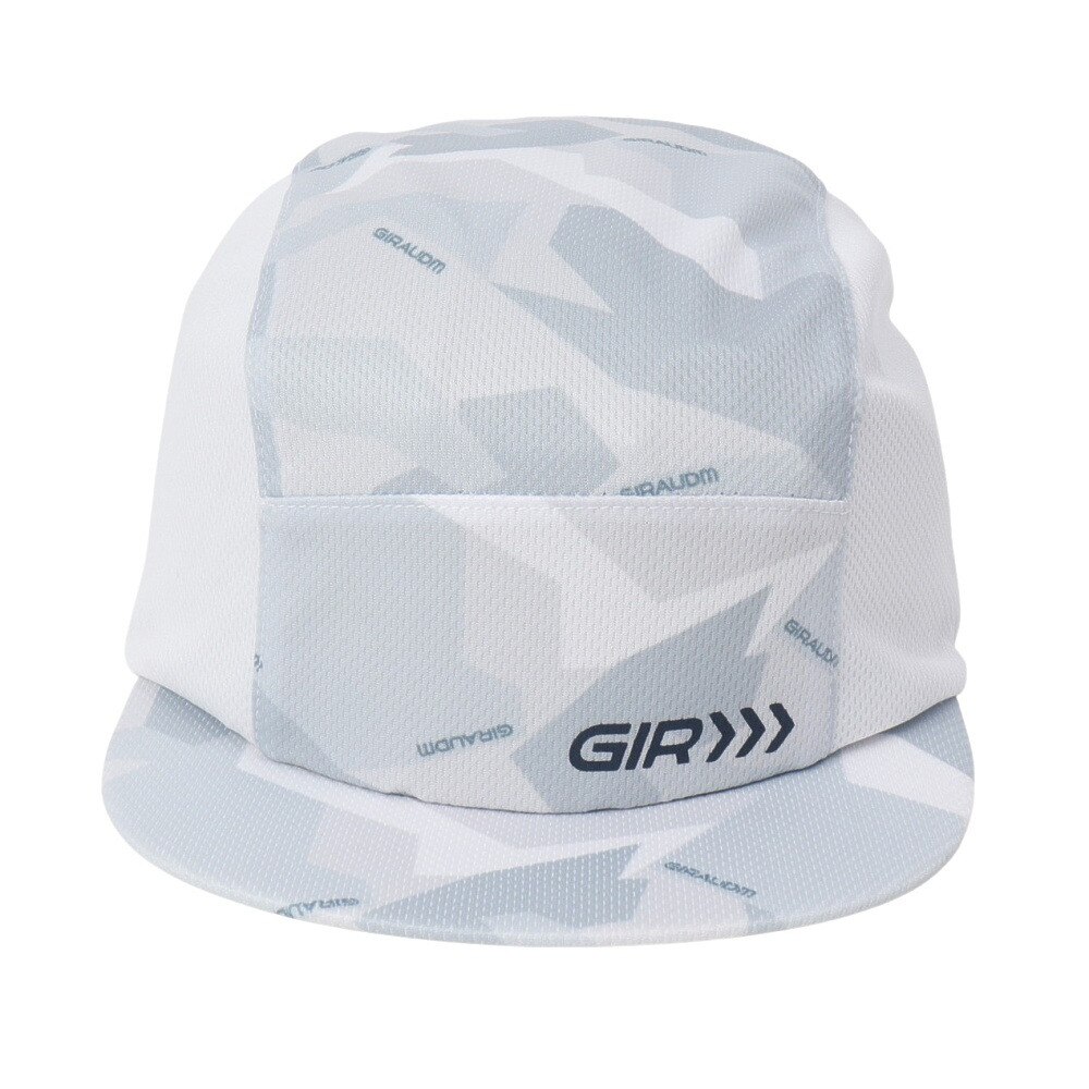 ジローム（GIRAUDM）（キッズ）帽子 ジュニア パターンジェット キャップ  CP5S0008-WA899-GRST WHT ドライソフト サイズ調整 手洗い 洗濯 吸汗速乾 接触冷感