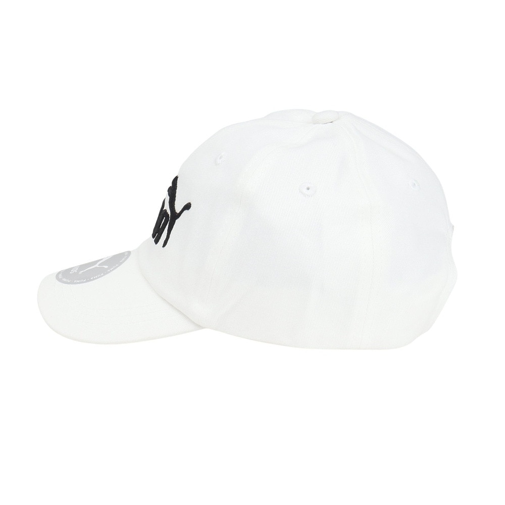 プーマ（PUMA）（キッズ）帽子 ジュニア NO.1 ロゴ BB キャップ 白 51-53cm 02611502 スポーツキャップ ベースボールキャップ 日除け 日焼け対策 日差し対策