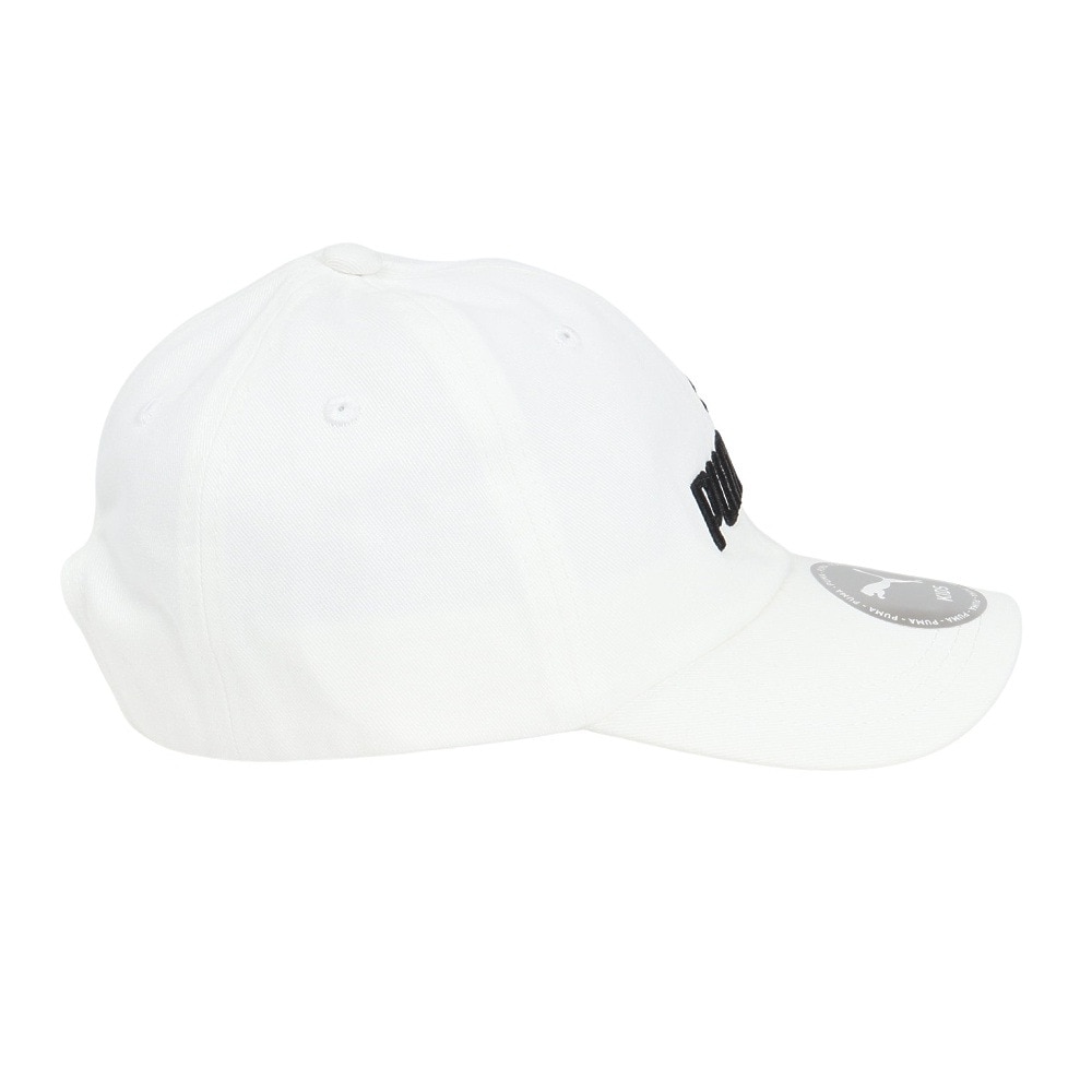 プーマ（PUMA）（キッズ）帽子 ジュニア NO.1 ロゴ BB キャップ 白 51-53cm 02611502 スポーツキャップ ベースボールキャップ 日除け 日焼け対策 日差し対策