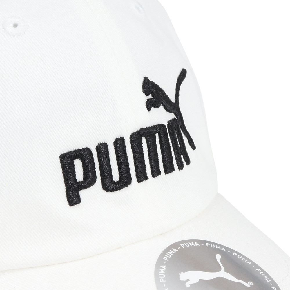 プーマ（PUMA）（キッズ）帽子 ジュニア NO.1 ロゴ BB キャップ 白 51-53cm 02611502 スポーツキャップ ベースボールキャップ 日除け 日焼け対策 日差し対策