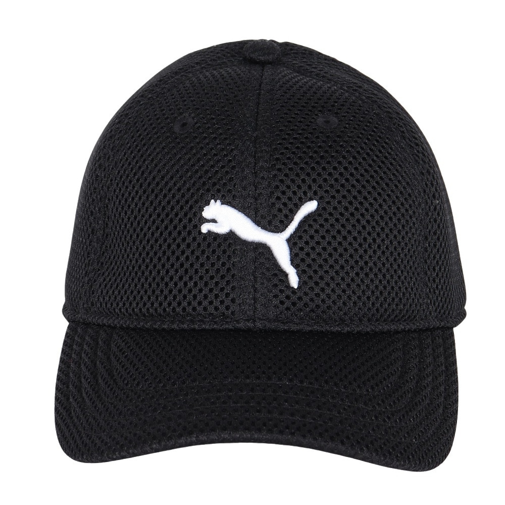プーマ（PUMA）（キッズ）帽子 トレーニング キャット ロゴ キャップ 黒 51-54cm 02611901 子供 ジュニア 男の子 女の子 スポーツキャップ