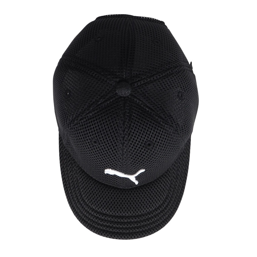 プーマ（PUMA）（キッズ）帽子 トレーニング キャット ロゴ キャップ 黒 51-54cm 02611901 子供 ジュニア 男の子 女の子 スポーツキャップ