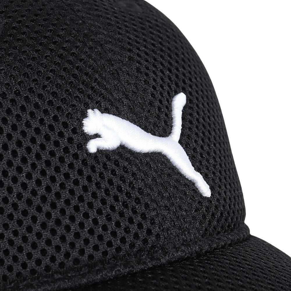 プーマ（PUMA）（キッズ）帽子 トレーニング キャット ロゴ キャップ 黒 51-54cm 02611901 子供 ジュニア 男の子 女の子 スポーツキャップ