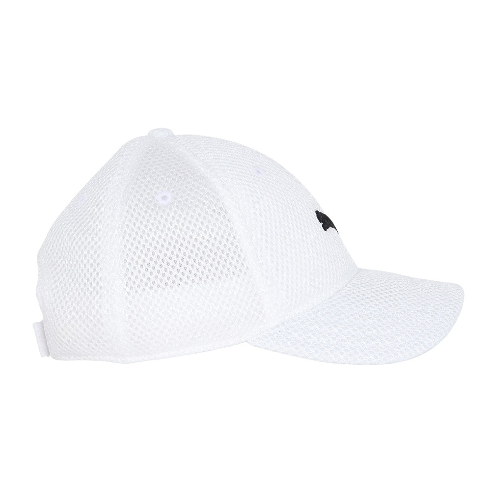 プーマ（PUMA）（キッズ）帽子 トレーニング キャット ロゴ キャップ 白 51-54cm 02611902 子供 ジュニア 男の子 女の子 スポーツキャップ