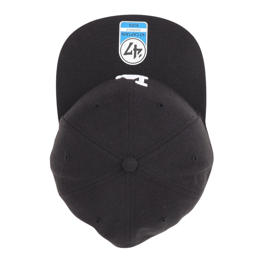 フォーティーセブン（47）（キッズ）ジュニア キャップ ロサンゼルス・ドジャース CAPT 黒 B-LTSHT12WBP-BKA-KIDS スポーツキャップ ファッション シンプル
