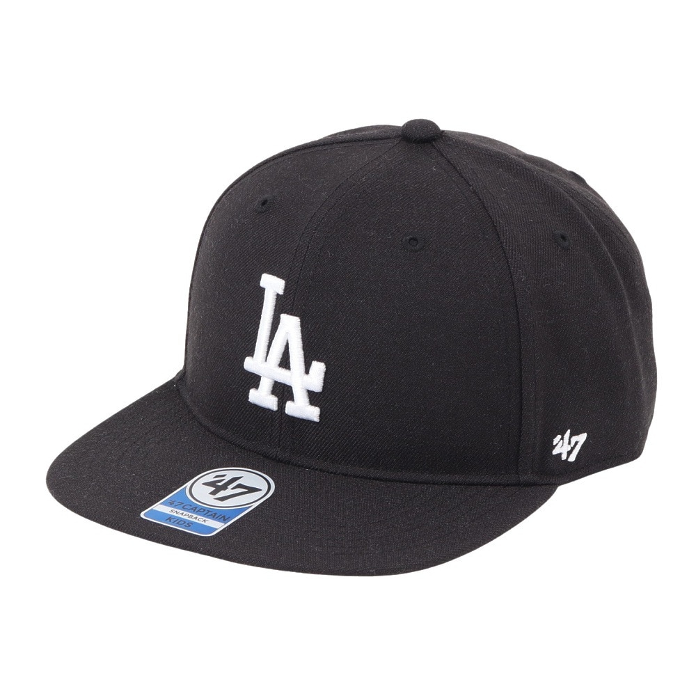 フォーティーセブン（47）（キッズ）ジュニア キャップ ロサンゼルス・ドジャース CAPT 黒 B-LTSHT12WBP-BKA-KIDS スポーツキャップ ファッション シンプル