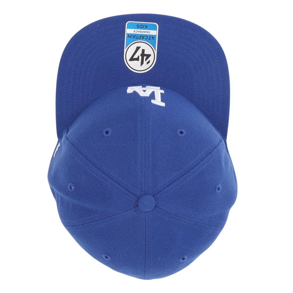 フォーティーセブン（47）（キッズ）ジュニア キャップ ロサンゼルス・ドジャース CAPT 青 B-LTSHT12WBP-RYB-KIDS スポーツキャップ ファッション シンプル