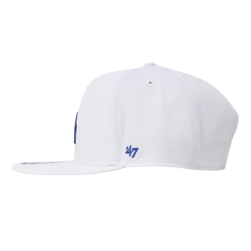 フォーティーセブン（47）（キッズ）ジュニア キャップ ロサンゼルス・ドジャース CAPT 白 B-LTSHT12WBP-WH-KIDS  スポーツキャップ ファッション シンプル