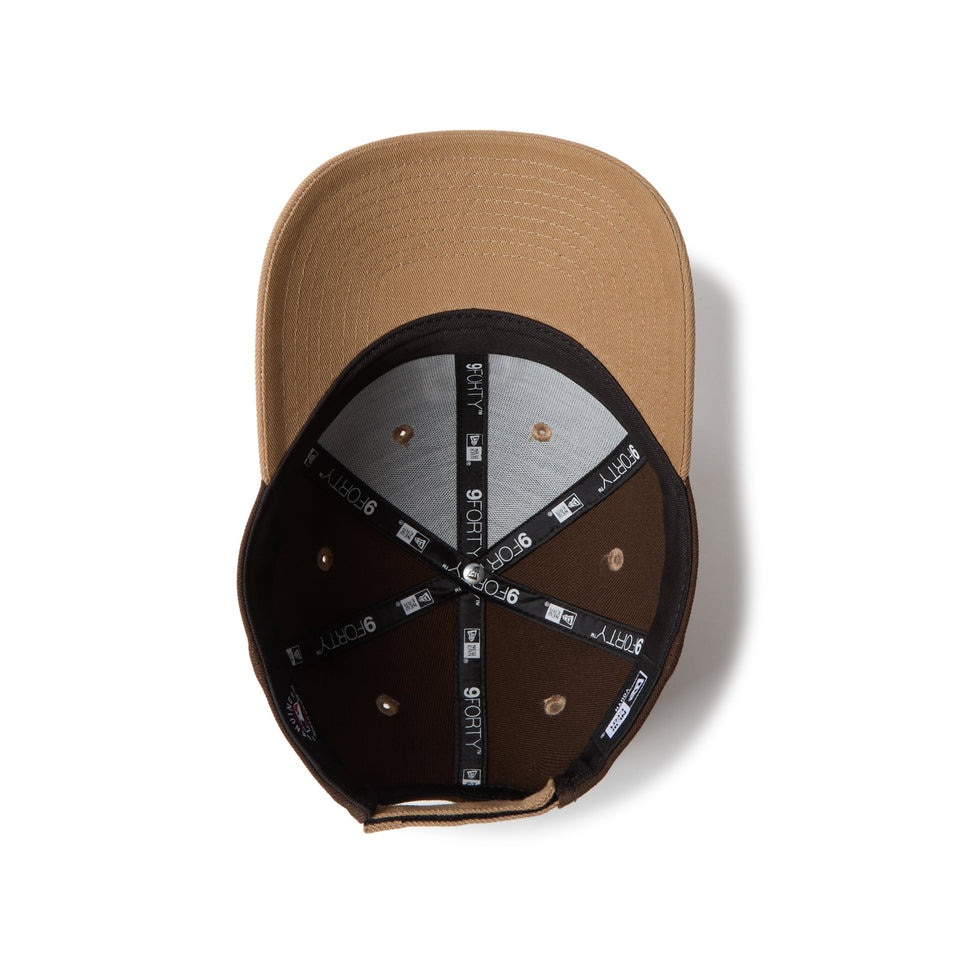 ニューエラ（NEW ERA）（キッズ）キャップ キッズ Youth 9FORTY 2-Tone サンディエゴ・パドレス ウォルナット 14671598