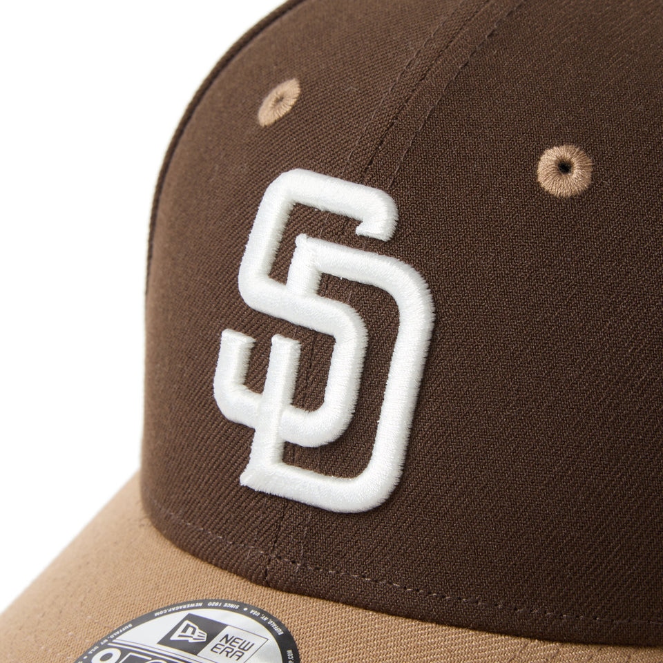 ニューエラ（NEW ERA）（キッズ）キャップ キッズ Youth 9FORTY 2-Tone サンディエゴ・パドレス ウォルナット 14671598