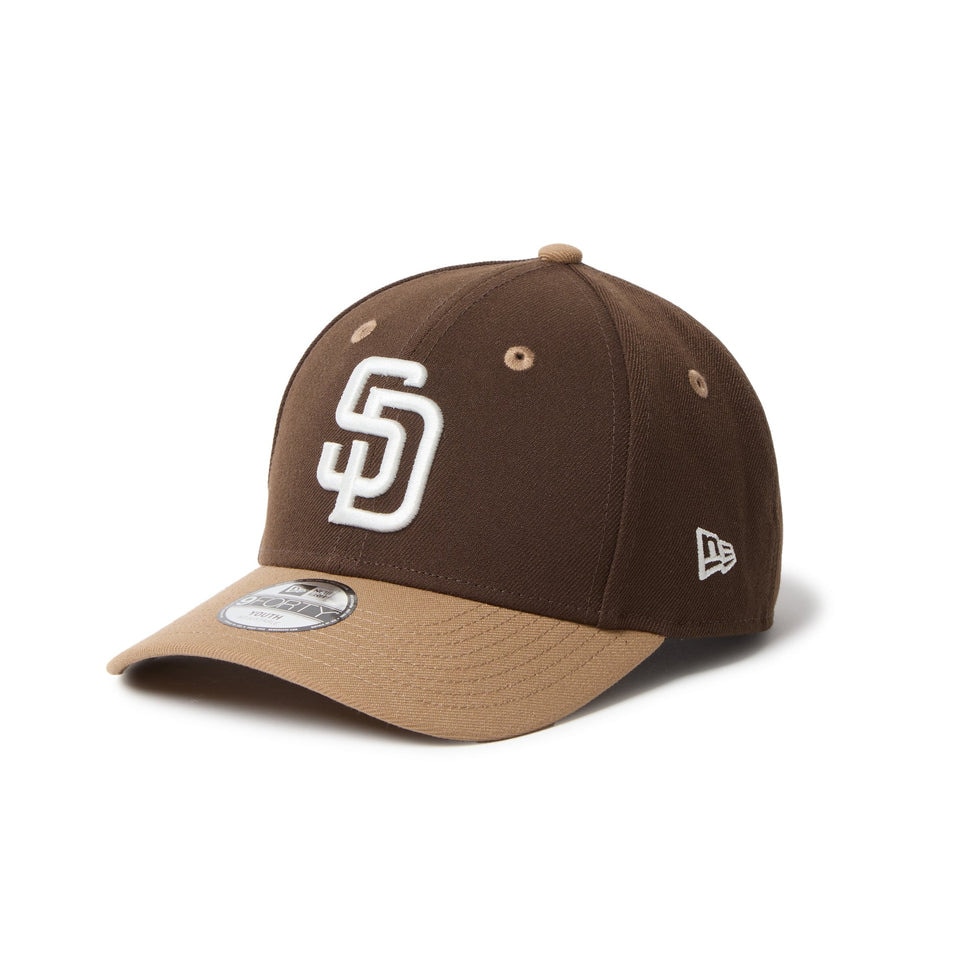 ニューエラ（NEW ERA）（キッズ）キャップ キッズ Youth 9FORTY 2-Tone サンディエゴ・パドレス ウォルナット 14671598