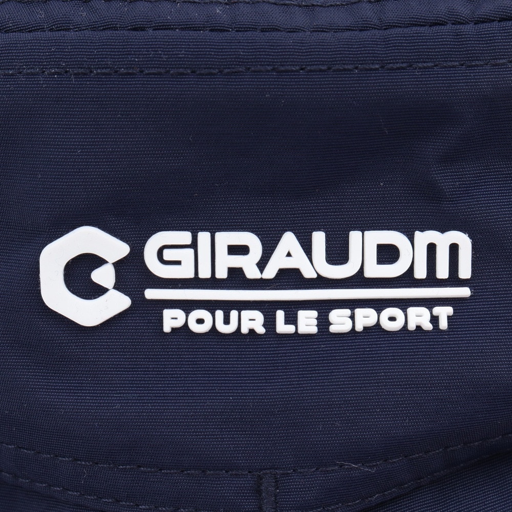 ジローム（GIRAUDM）（キッズ）帽子 ジュニア サンシェードハット 紺 CP5S0005-WA899-GRST NVY 吸汗速乾 UVカット 日除け 接触冷感 ガーデニング 園芸