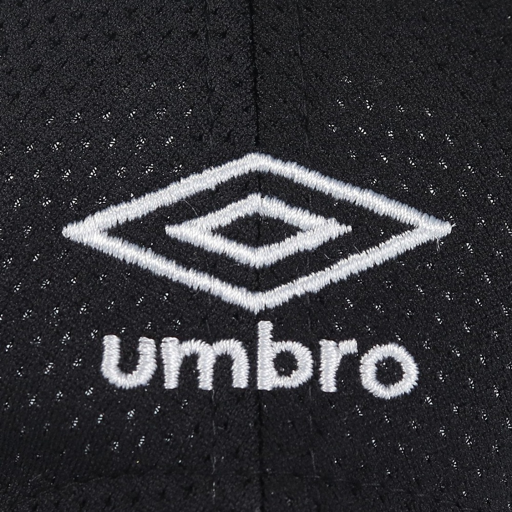 アンブロ（UMBRO）（キッズ）ジュニア用はっ水メッシュキャップ UUDVJC04 BK