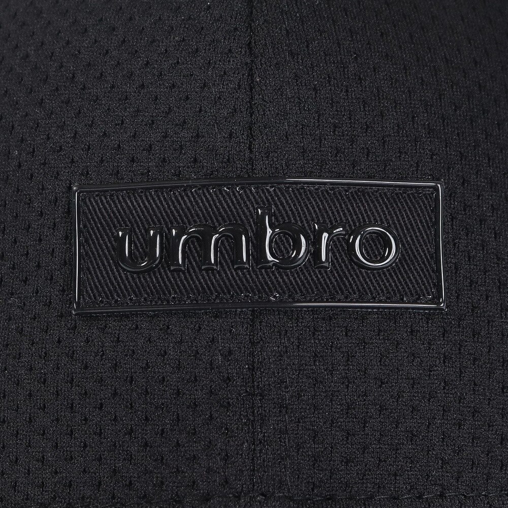 アンブロ（UMBRO）（キッズ）ジュニア用はっ水メッシュキャップ UUDVJC04 BK