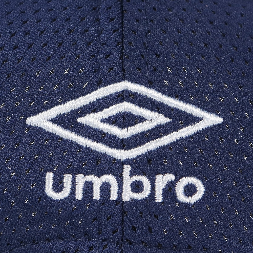 アンブロ（UMBRO）（キッズ）ジュニア用はっ水メッシュキャップ UUDVJC04 NV 熱中症対策