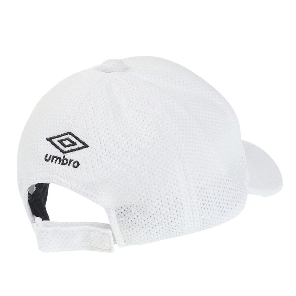 アンブロ（UMBRO）（キッズ）ジュニア用はっ水メッシュキャップ UUDVJC04 WH 熱中症対策