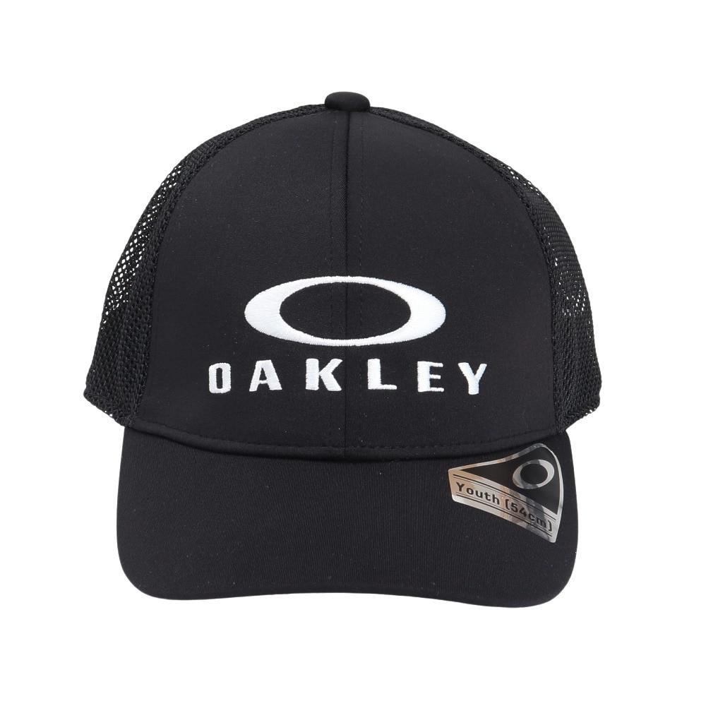 オークリー（OAKLEY）（キッズ）帽子 ユース Essential メッシュキャップ 25.0 黒 53-56cm FOS902008-02E スポーツキャップ 子供 吸汗 速乾