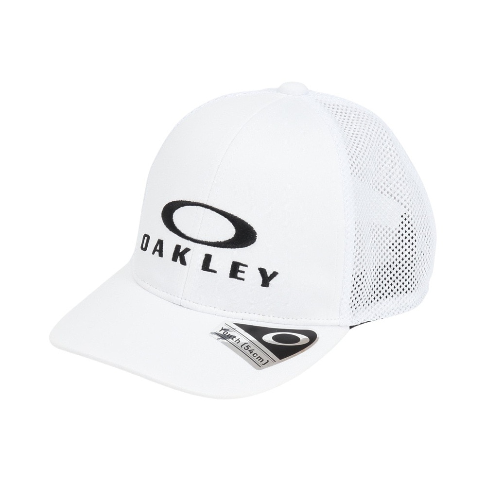 オークリー（OAKLEY）（キッズ）帽子 ユース Essential メッシュキャップ 25.0 白 53-56cm FOS902008-100 スポーツキャップ 子供 吸汗 速乾