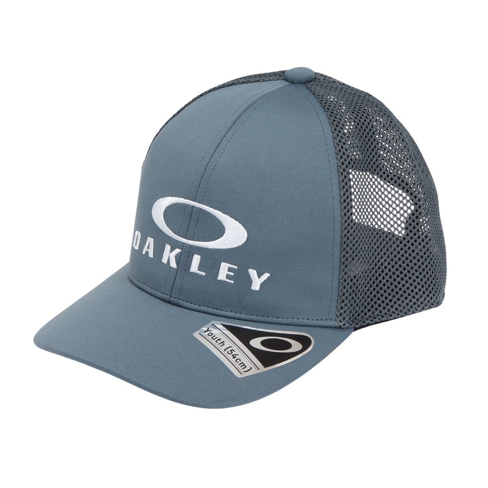 オークリー（OAKLEY）（キッズ）帽子 ユース Essential メッシュキャップ 25.0 ブルーグレー 53-56cm FOS902008-69G スポーツキャップ 子供 吸汗 速乾