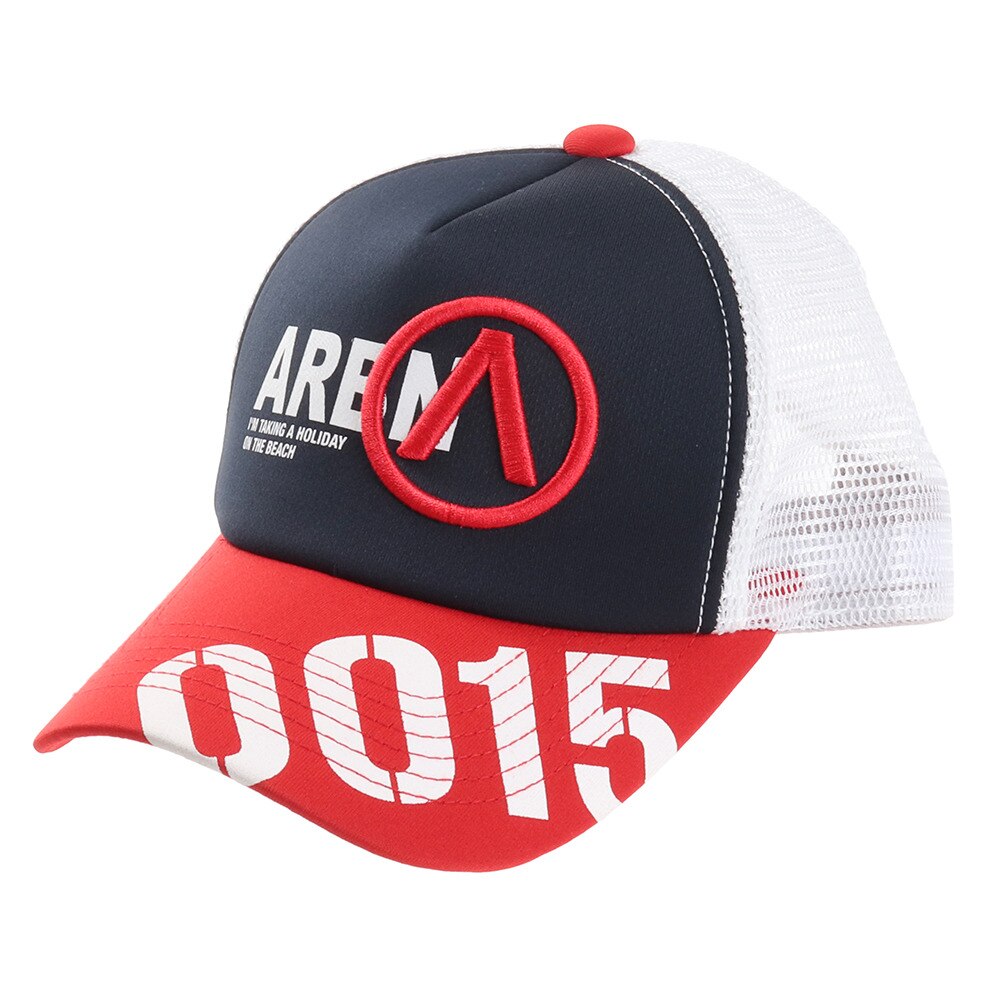  【多少の傷汚れありの為大奉仕】ジュニア ロゴ メッシュキャップ ABA7184J-RDNV