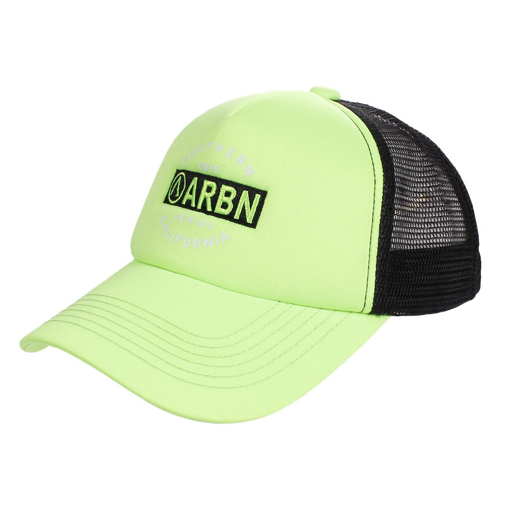 【多少の傷汚れありの為大奉仕】ジュニア サークルロゴ メッシュキャップ AB83AC1067J LIME