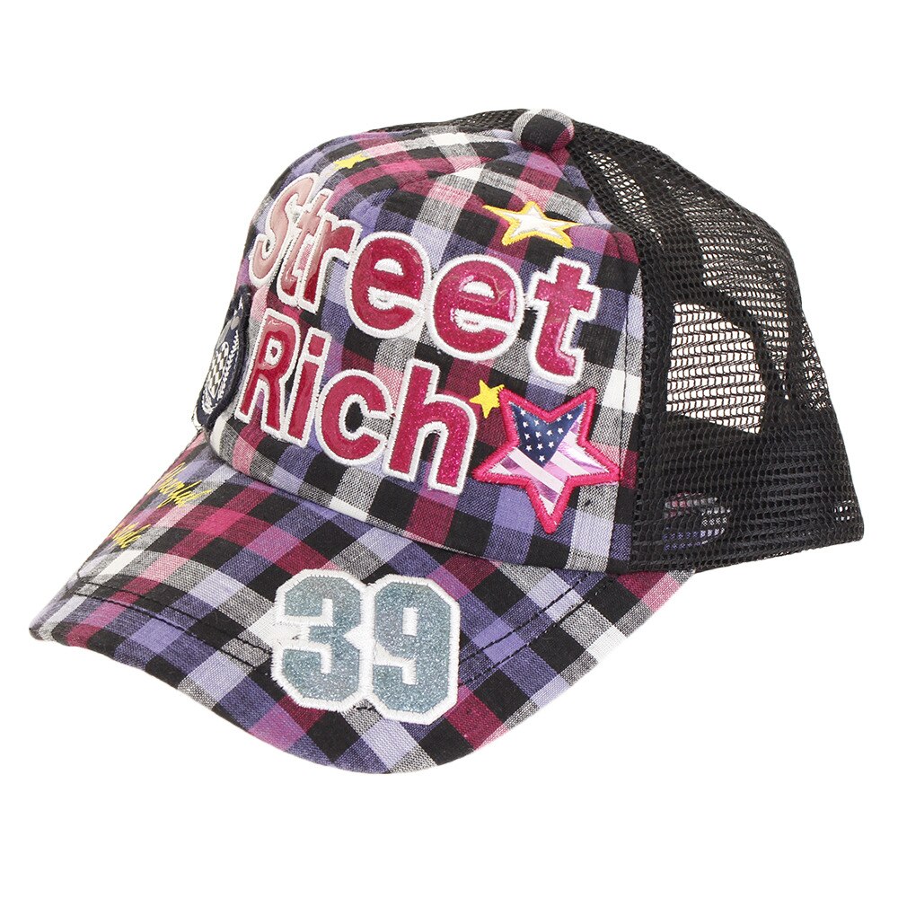  【多少の傷汚れありの為大奉仕】ジュニア メッシュキャップ STREET RICH 436-0134 STREET RICH