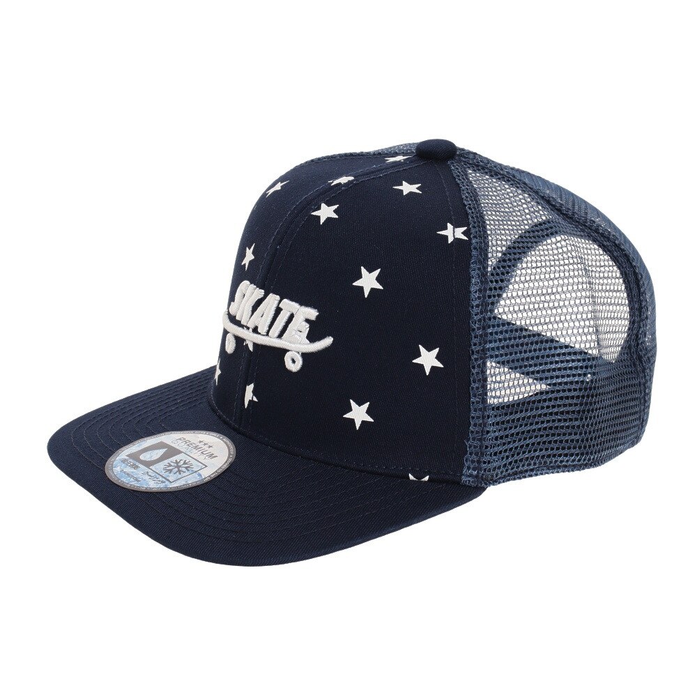 冷感 ジュニア スタープリント メッシュキャップ 100 Tmz Nvy 夏用 熱中症対策 帽子 スタンレーインターナショナル エルブレス 冷感 ジュニア スタープリント メッシュキャップ 100 Tmz Nvy 夏用 熱中症対策 帽子 スタンレーインターナショナル エルブレス