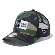 ニューエラ(NEW ERA)(キッズ)帽子 キッズ 9FORTY A-Frame トラッカー ボックスロゴ ウッドランドカモ キャップ 12654202 日よけ