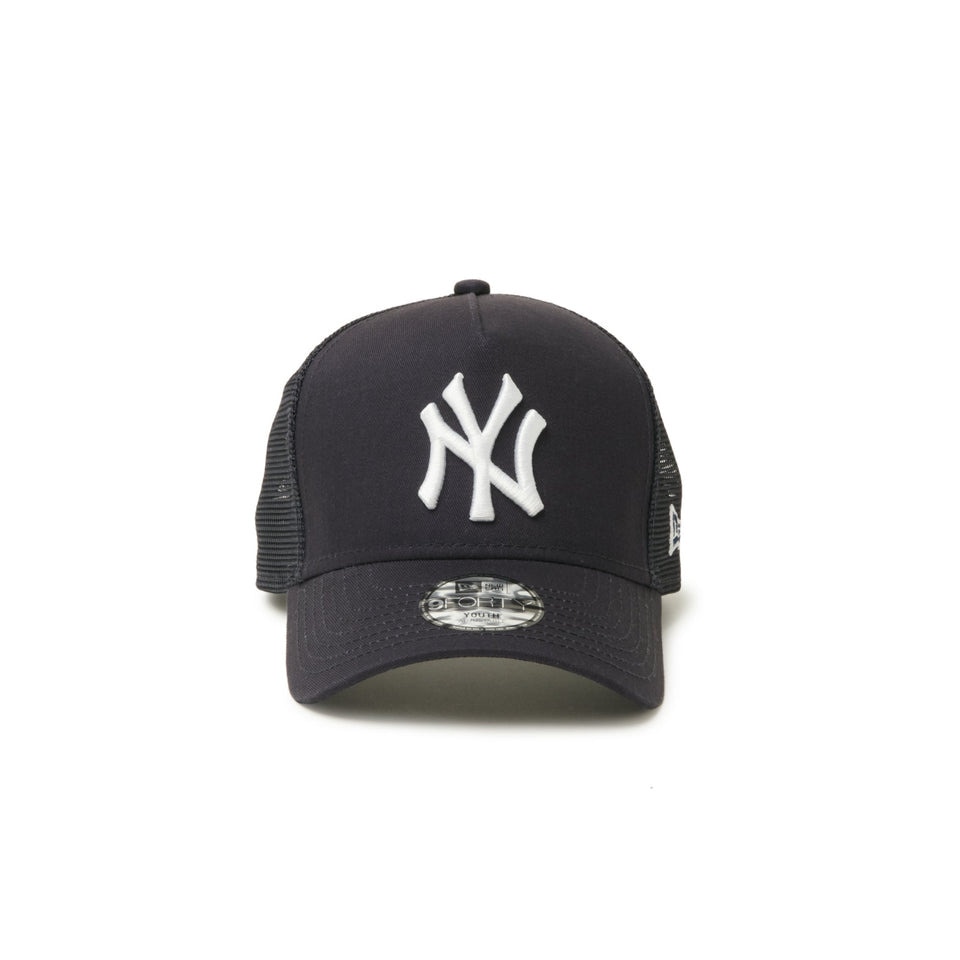 ニューエラ（NEW ERA）（キッズ）キッズ メッシュキャップ Youth 9FORTY A-Frame トラッカー MLB ニューヨーク・ヤンキース 14392017