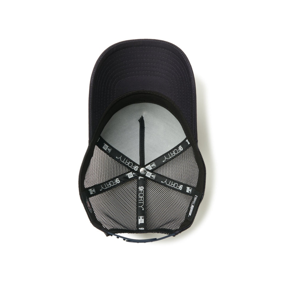 ニューエラ（NEW ERA）（キッズ）キッズ メッシュキャップ Youth 9FORTY A-Frame トラッカー MLB ニューヨーク・ヤンキース 14392017