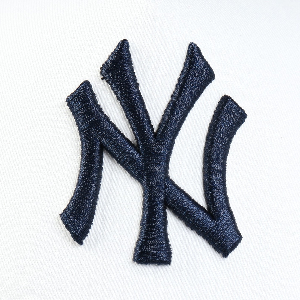 ニューエラ（NEW ERA）（キッズ）帽子 キッズ Youth 9FORTY A-Frame Mesh Embroidery ニューヨーク・ヤンキース 白 紺 52-55cm 14392018