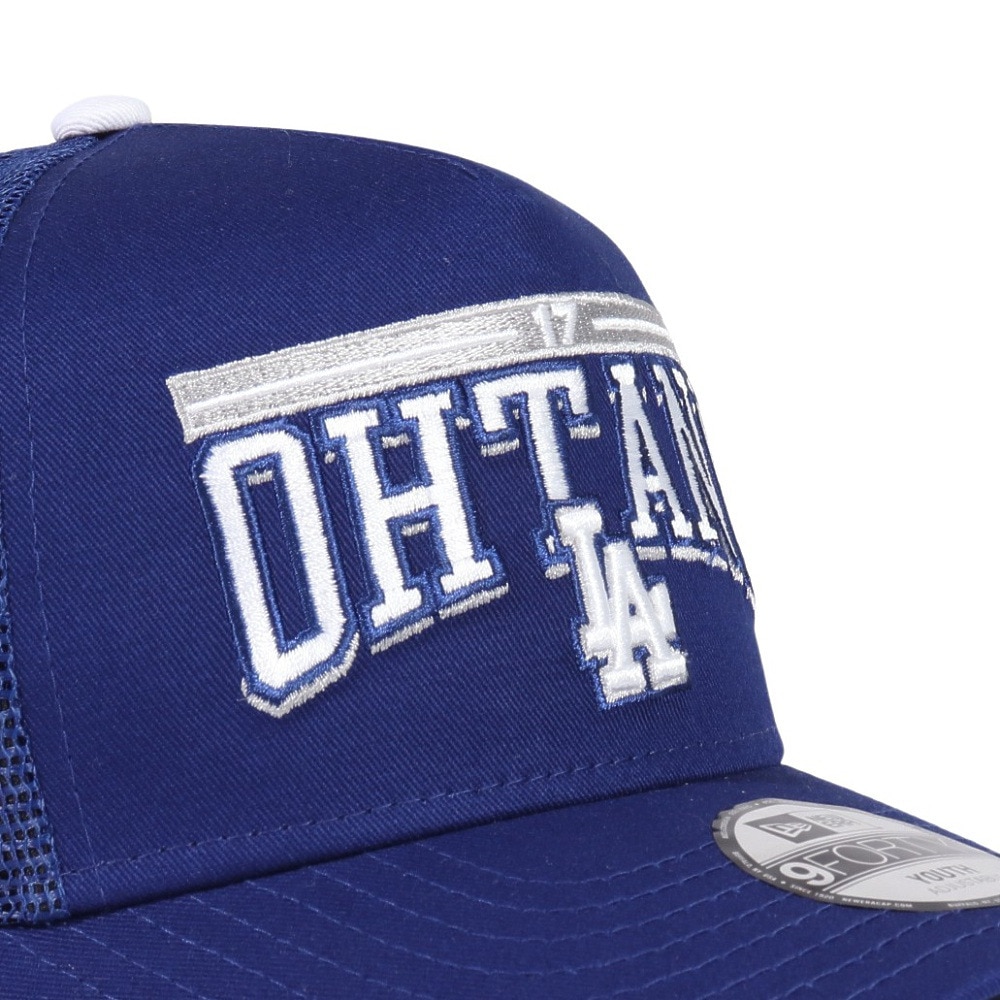 ニューエラ（NEW ERA）（キッズ）ジュニア キャップ 9FORTY A-Frame トラッカー MLB Player Name&Number ロサンゼルス・ドジャース 大谷翔平 14523088