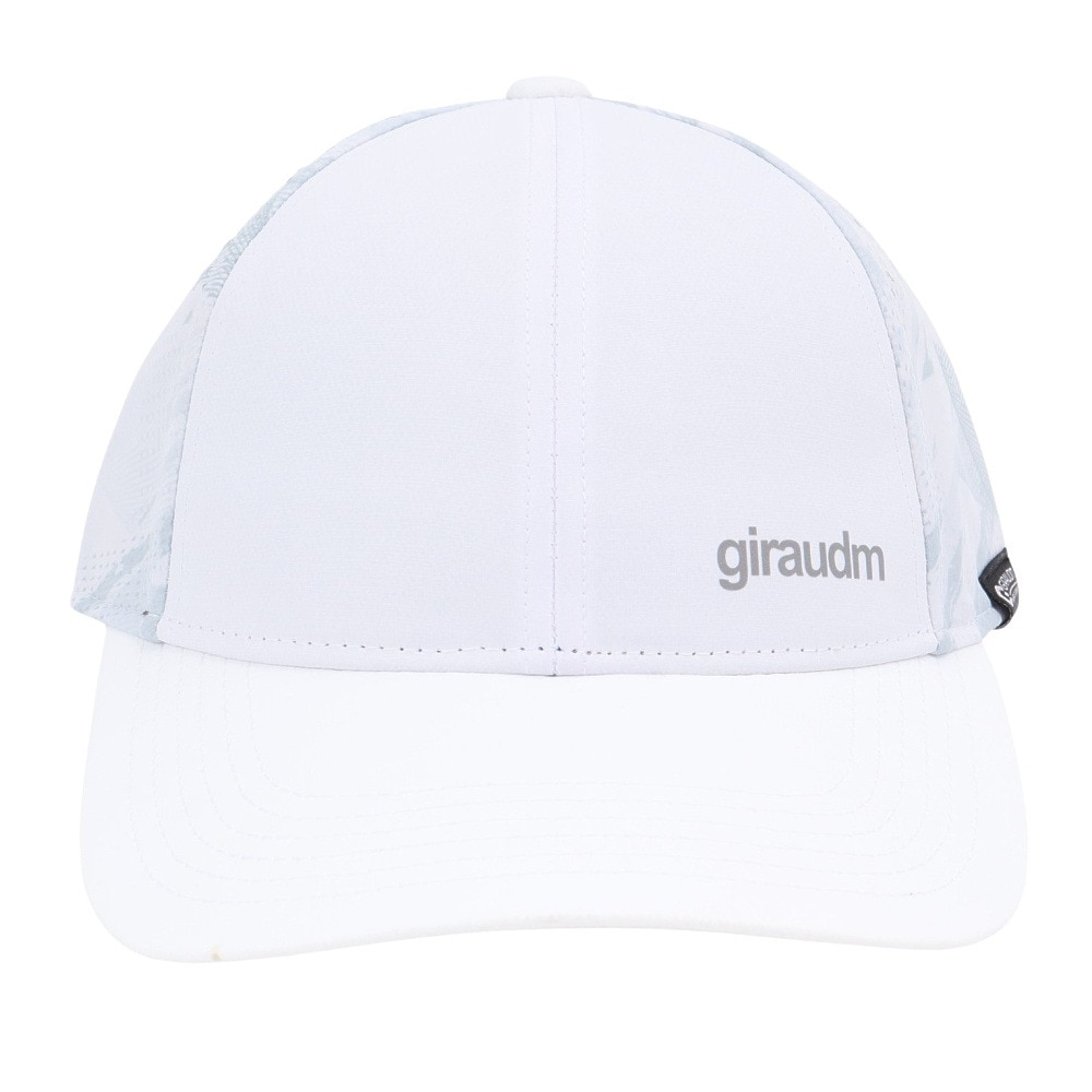 ジローム（GIRAUDM）（キッズ）帽子 ジュニア レーザーカット メッシュキャップ 白 CP5S0009-WA899-GRST WHT 吸汗速乾 リフレクター 接触冷感 通気性