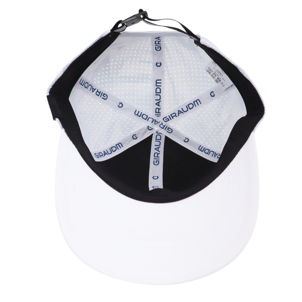 ジローム（GIRAUDM）（キッズ）帽子 ジュニア レーザーカット メッシュキャップ 白 CP5S0009-WA899-GRST WHT 吸汗速乾 リフレクター 接触冷感 通気性
