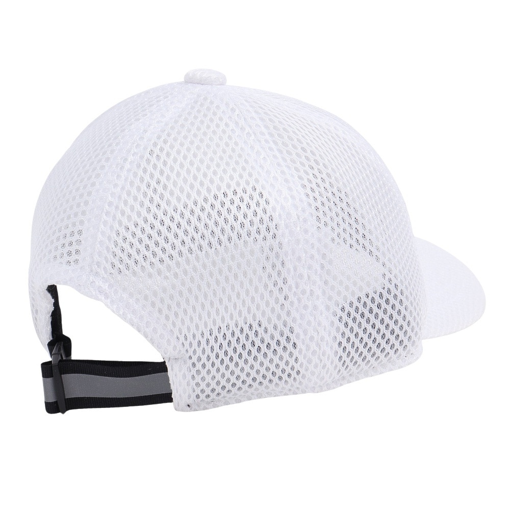 ジローム（GIRAUDM）（キッズ）帽子 ジュニア ダブルラッセル キャップ 白 CP5S0010-WA899-GRST WHT 吸汗速乾 リフレクター 接触冷感 通気性 シンプル