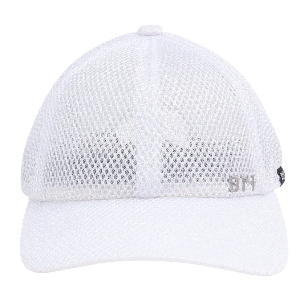 ジローム（GIRAUDM）（キッズ）帽子 ジュニア ダブルラッセル キャップ 白 CP5S0010-WA899-GRST WHT 吸汗速乾 リフレクター 接触冷感 通気性 シンプル
