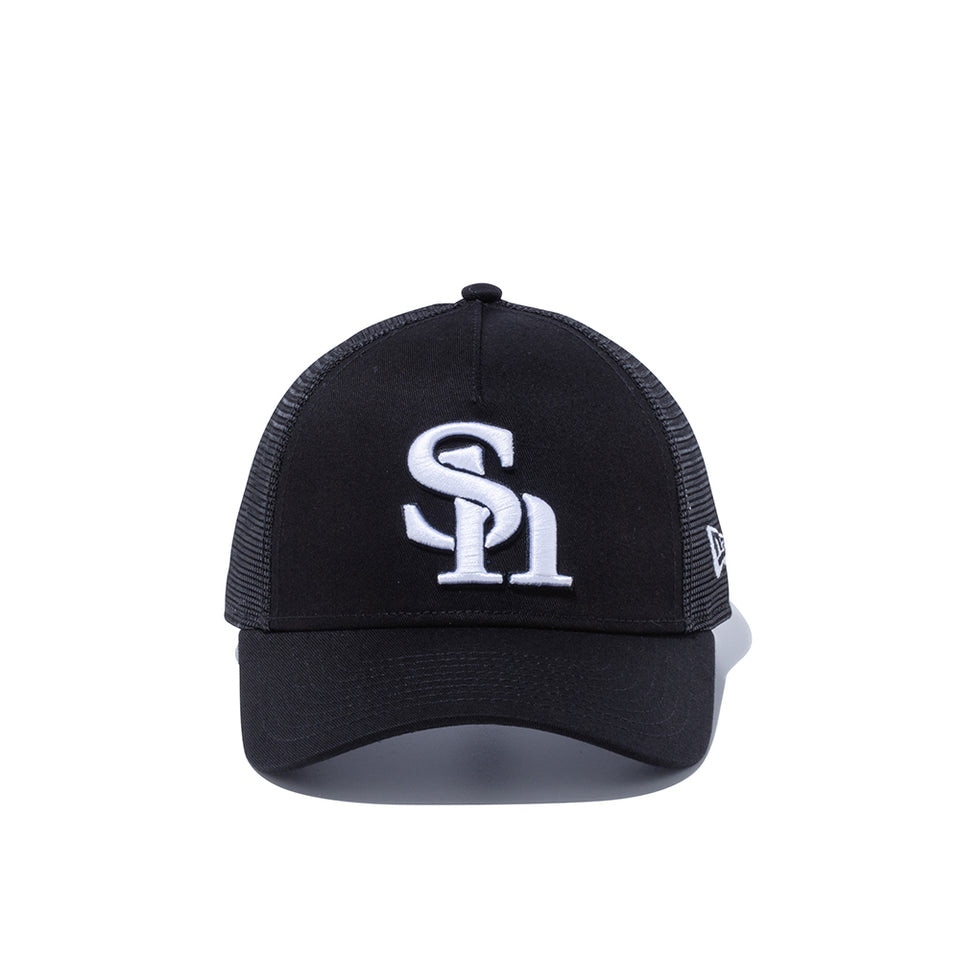 ニューエラ（NEW ERA）（キッズ）帽子 キャップ キッズ Youth 9FORTY A-Frame トラッカー 福岡ソフトバンクホークス 14524501