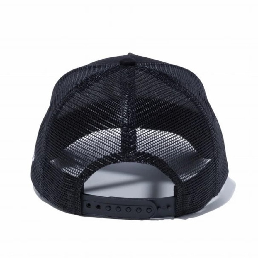 ニューエラ（NEW ERA）（キッズ）ユース キャップ 9FORTY A-Frame トラッカー ロサンゼルス・ドジャース ブラック×ホワイト 14524513 黒 52-55.8cm