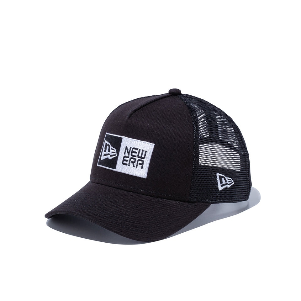 ニューエラ（NEW ERA）（キッズ）帽子 キャップ キッズ Youth 9FORTY A-Frame トラッカー ボックスロゴ 14524514