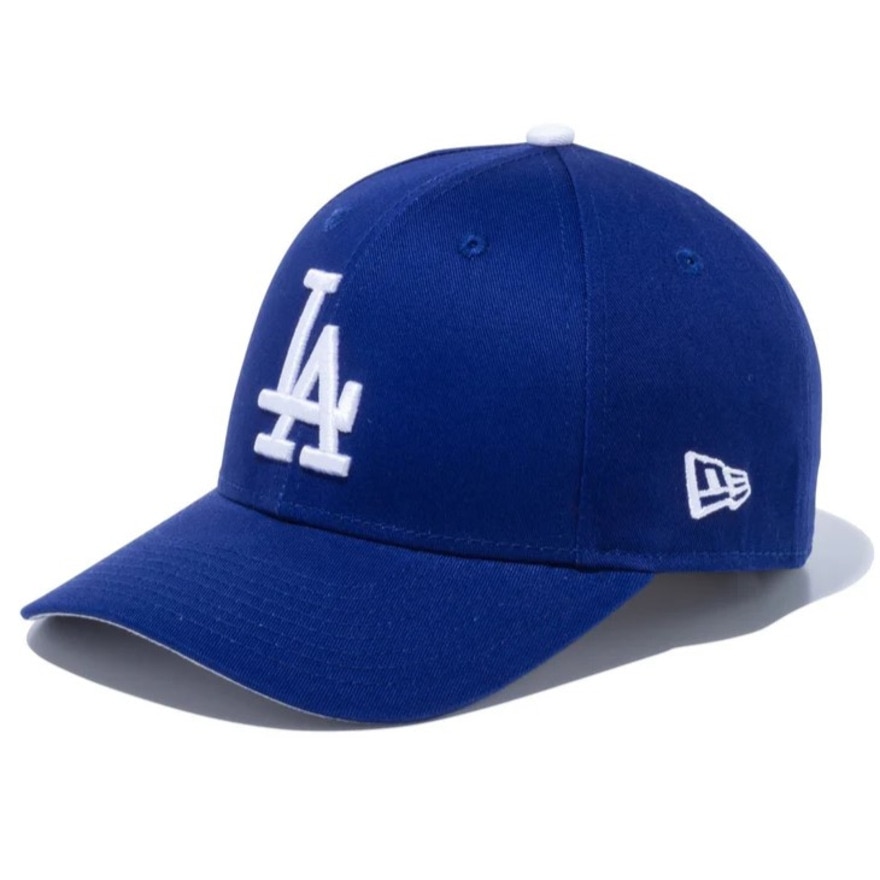 ニューエラ（NEW ERA）（キッズ）ユース キャップ 9FORTY ロサンゼルス・ドジャース ダークロイヤル×ホワイト 14524517 青 52-55.8cm