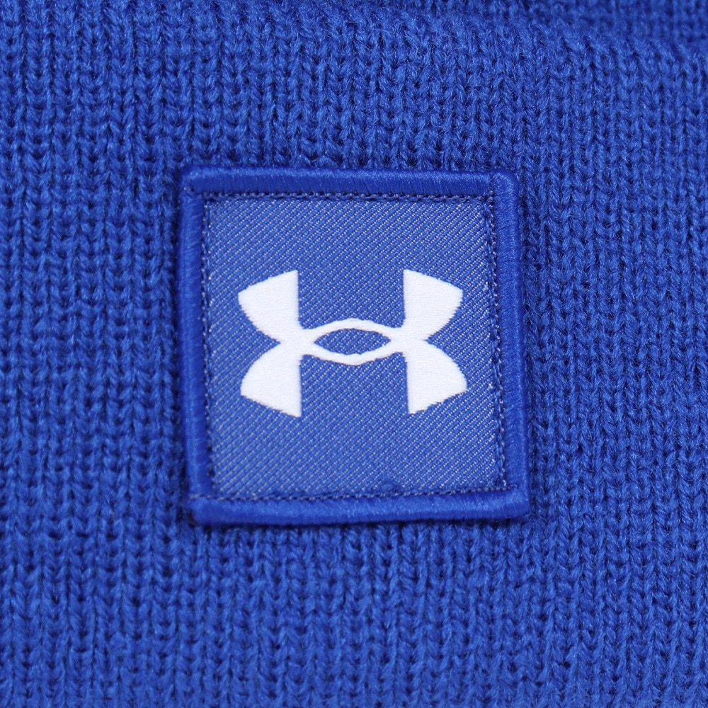 アンダーアーマー（UNDER ARMOUR）（キッズ）ジュニア ニット帽 ハーフタイム ビーニー 1375648 400 青 子供 フリーサイズ