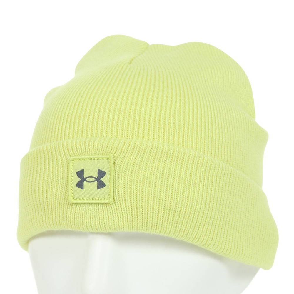 アンダーアーマー（UNDER ARMOUR）（キッズ）ジュニア ニット帽 ハーフタイム ビーニー 1375648 743 子供 42cm 黄