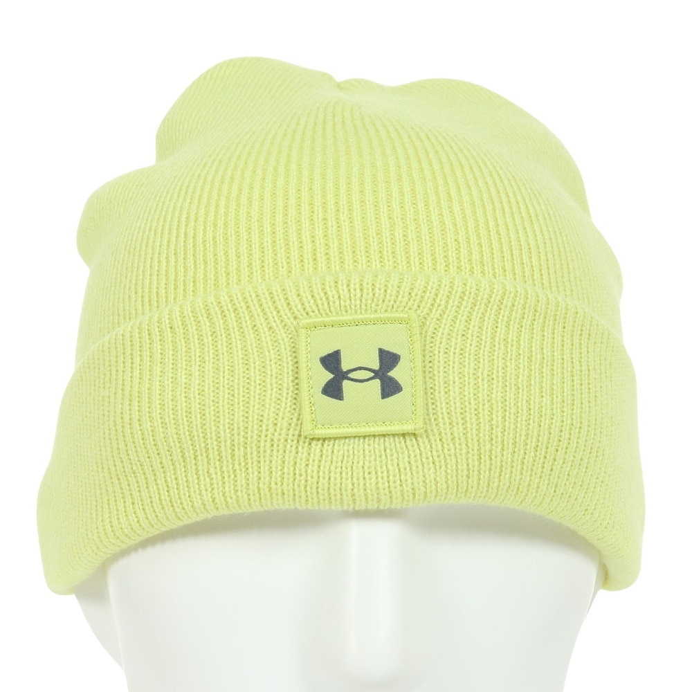 アンダーアーマー（UNDER ARMOUR）（キッズ）ジュニア ニット帽 ハーフタイム ビーニー 1375648 743 子供 42cm 黄