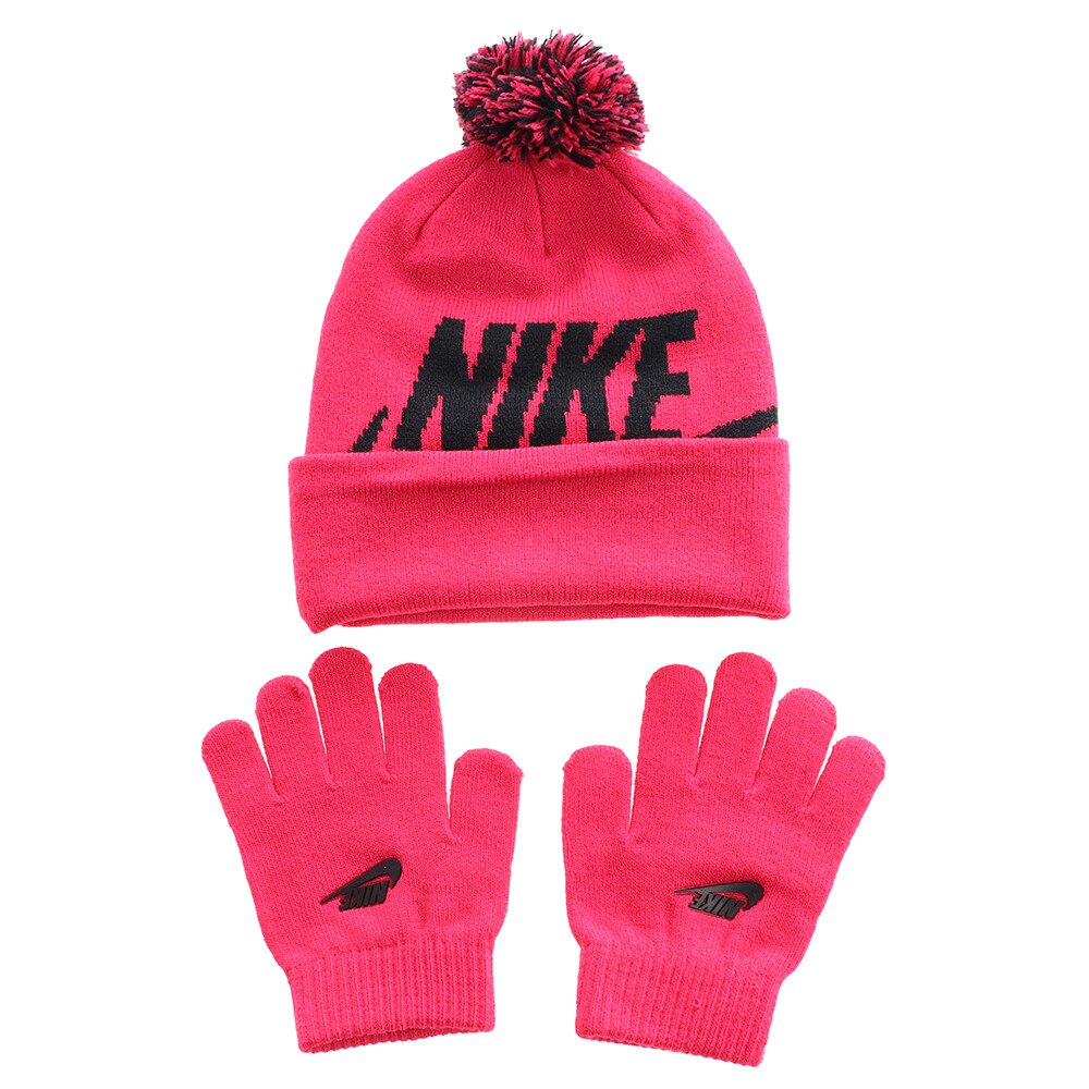  ニットキャップSWOOSH 手袋セット 8A2695-A4Y