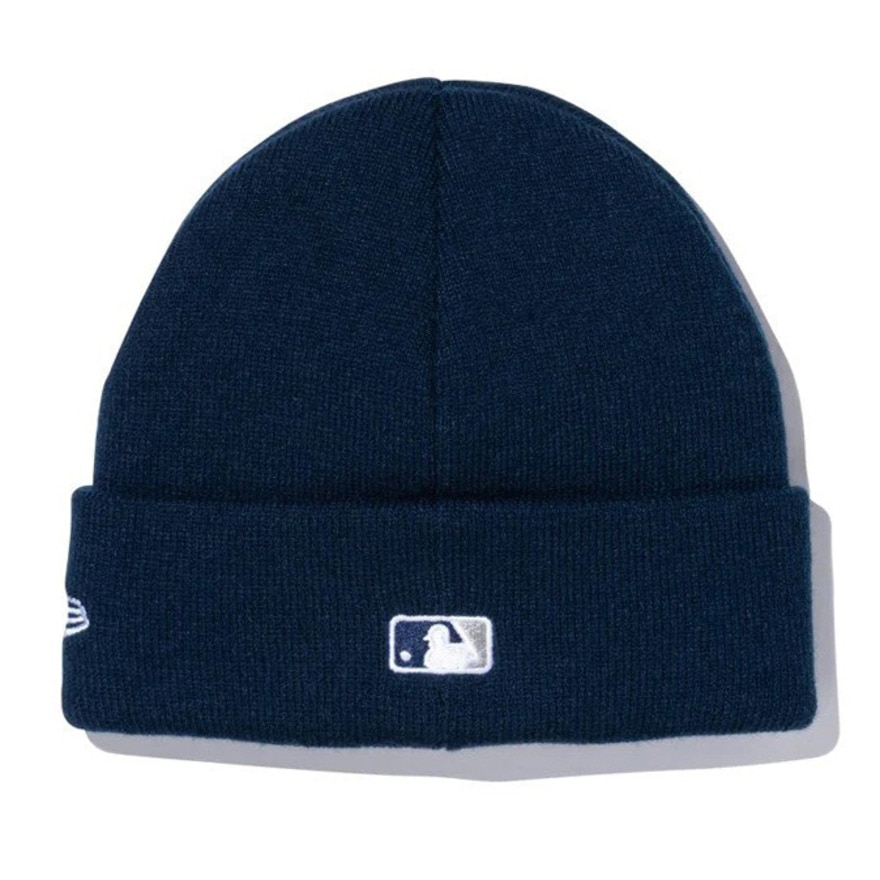 ニューエラ（NEW ERA）（キッズ）キッズ ニット帽 ベーシック カフニット MLB Team Logo ニューヨーク・ヤンキース ネイビー  13762883