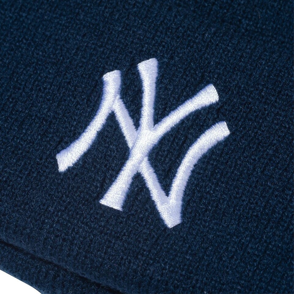 ニューエラ（NEW ERA）（キッズ）キッズ ニット帽 ベーシック カフニット MLB Team Logo ニューヨーク・ヤンキース 13762883 子供 紺