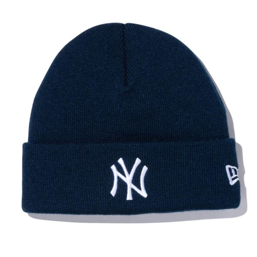 ニューエラ（NEW ERA）（キッズ）キッズ ニット帽 ベーシック カフニット MLB Team Logo ニューヨーク・ヤンキース 13762883 子供 紺